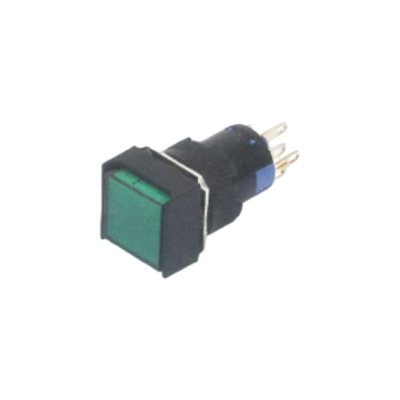 A16-2 Korkea iskunkesto Kompakti rakenne Itse palautuva painikekytkin